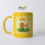 ماگ طوطی دیزاین طرح زنبور - تصویر 1
