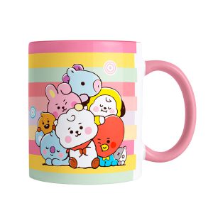 ماگ طوطی دیزاین طرح BT21 - تصویر 1