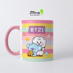 ماگ طوطی دیزاین طرح BT21 - تصویر 5