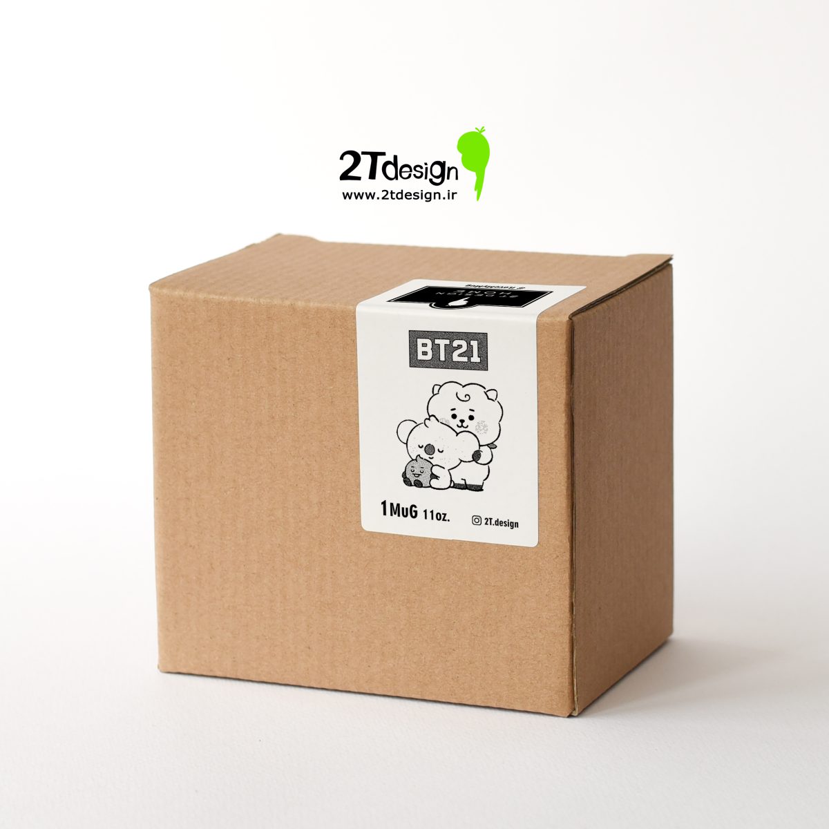 ماگ طوطی دیزاین طرح BT21 - تصویر 4