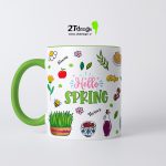 ماگ طوطی دیزاین طرح بهار - تصویر 3