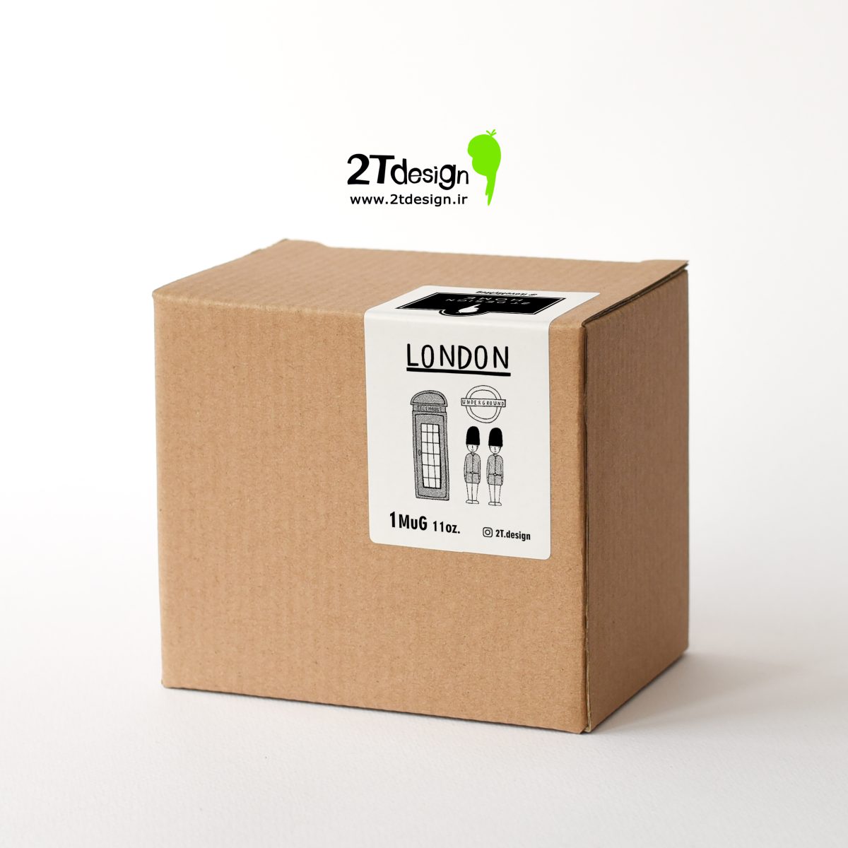 ماگ طوطی دیزاین طرح لندن - تصویر 5