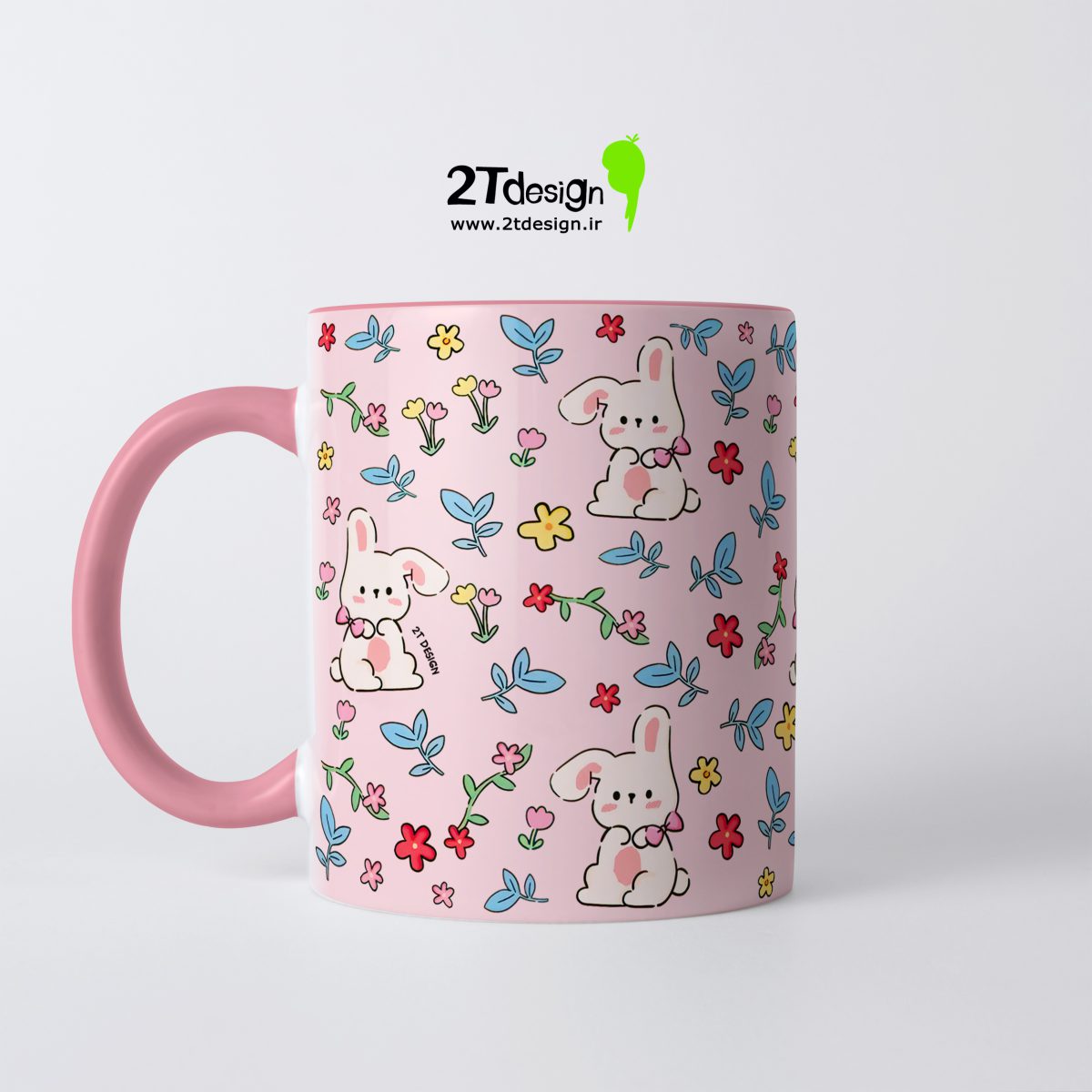 ماگ طوطی دیزاین طرح خرگوشی - تصویر 5