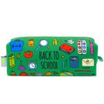 جامدادی طوطی دیزاین مدل بالکی طرح Back to School رنگ سبز