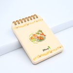دفترچه یادداشت طوطی دیزاین مدل شیشه ای طرح خرس شیرینی پز