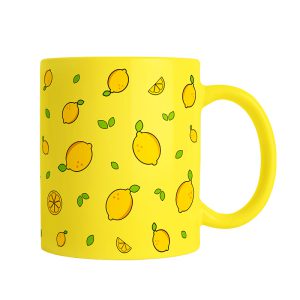 ماگ طوطی دیزاین تمام رنگی طرح لیمو - تصویر 1