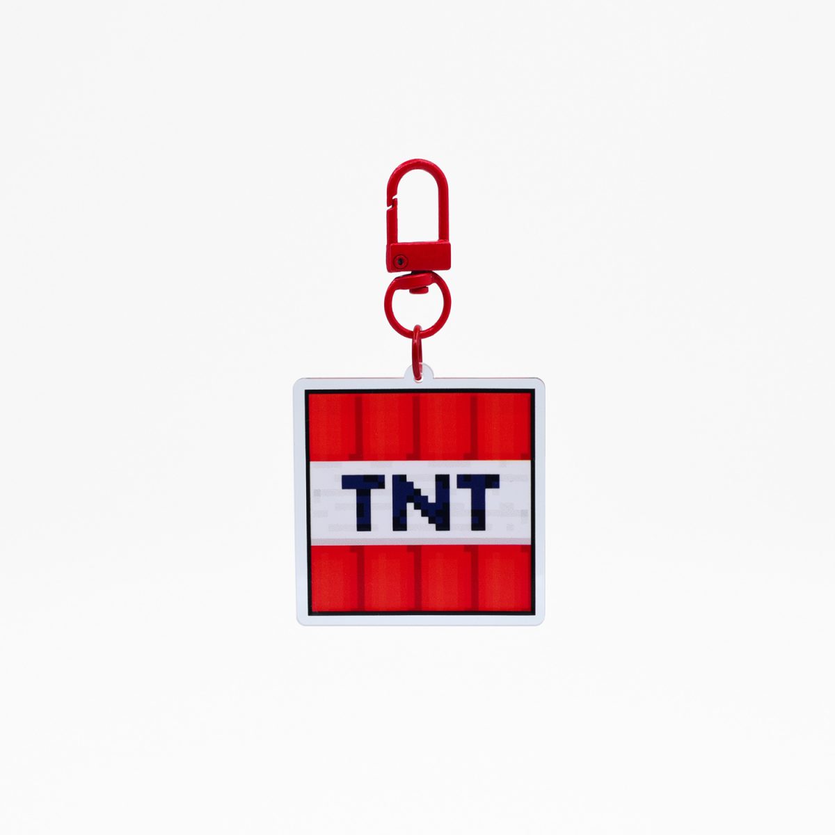 آویز شیشه ای طوطی دیزاین طرح ماینکرافت TNT