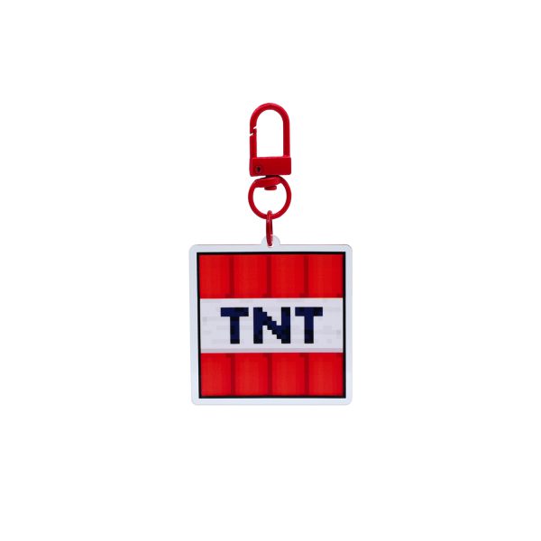 آویز شیشه ای طوطی دیزاین طرح ماینکرافت TNT