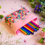 جامدادی طوطی دیزاین مدل نئوکلاسیک طرح بهار صورتی - تصویر 1
