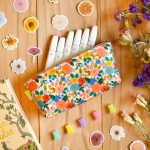 جامدادی طوطی دیزاین مدل اولگا طرح گلهای رنگارنگ - تصویر 2