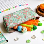 جامدادی طوطی دیزاین مدل اولگا طرح گلگلی سبز دریایی - تصویر 3