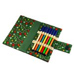 جامدادی طوطی دیزاین مدل رومی طرح کریسمسی - تصویر 1